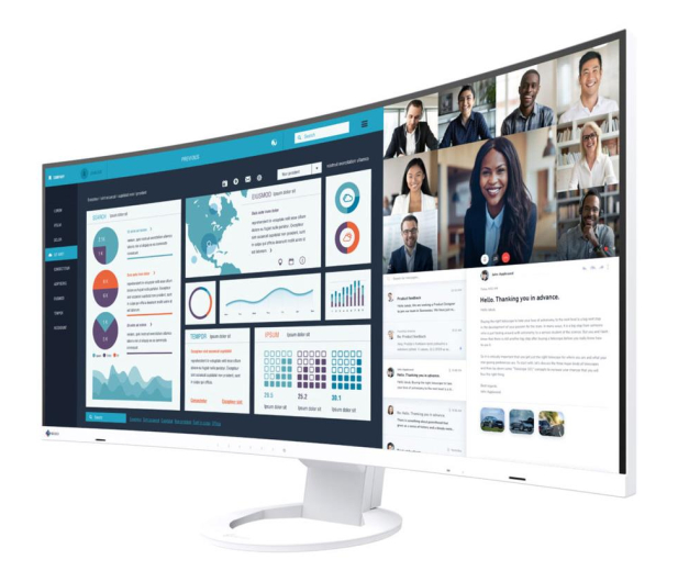 EIZO EV3895-WT Curved - 622631 - zdjęcie 2